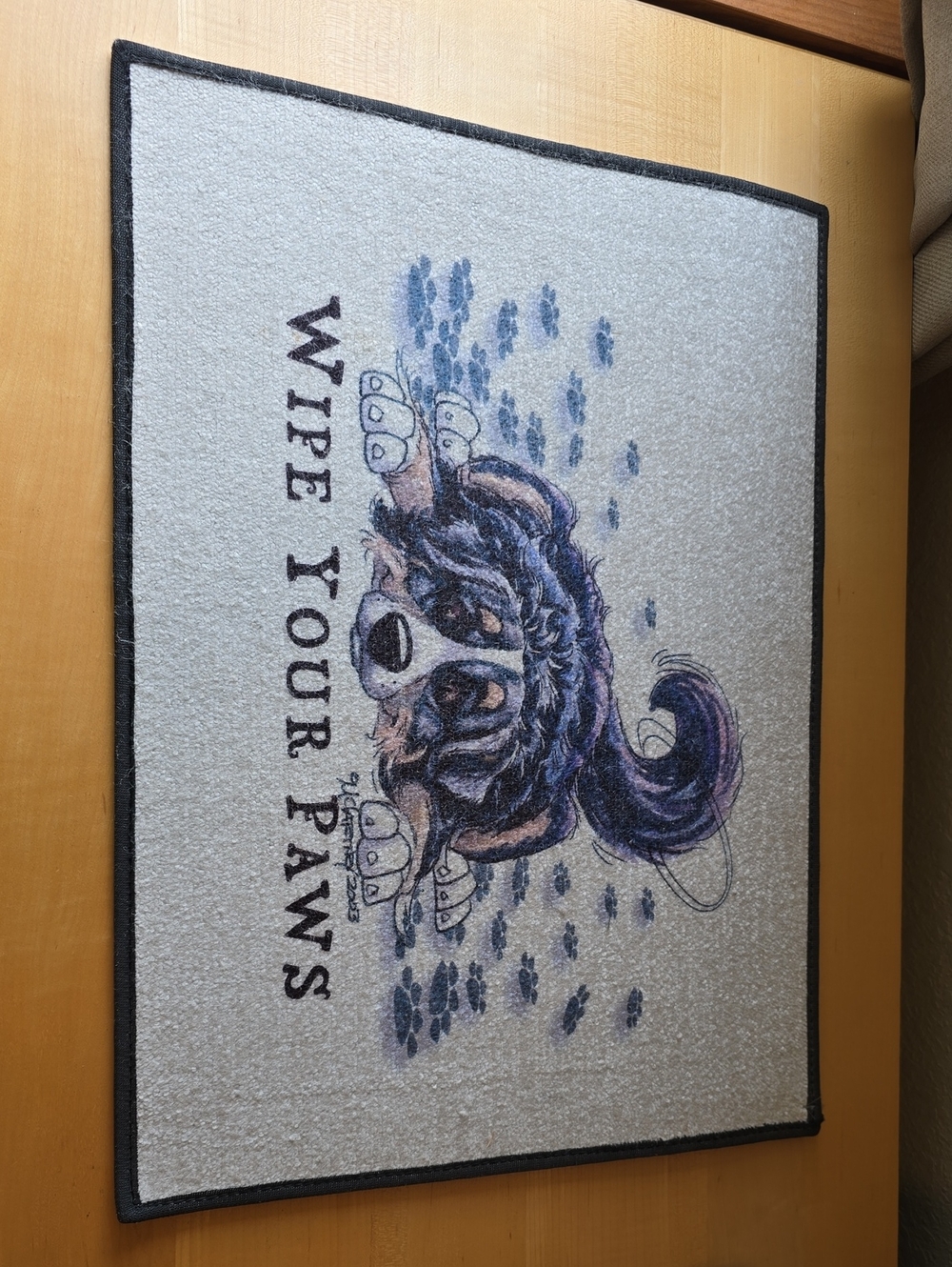 Wipe Your Paws Bernese Mountain Dog Welcome Mat